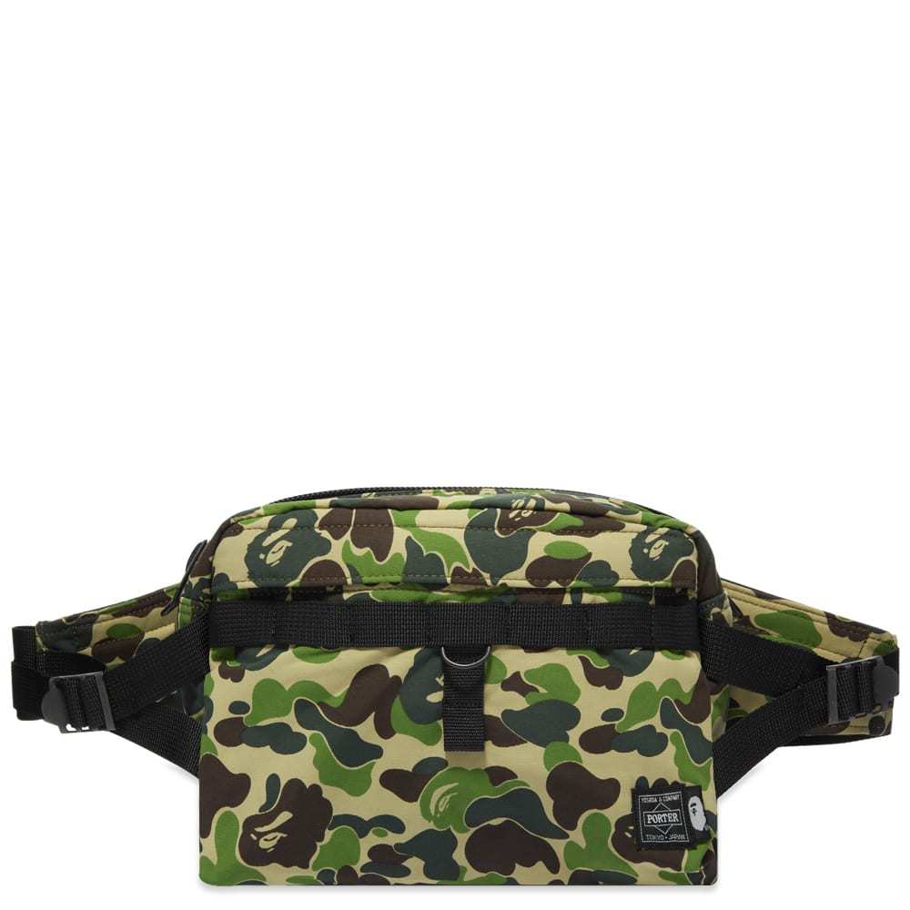 超歓迎PORTER X BAPE DOT CAMO MILITARY WAISTBAG ウエストポーチ