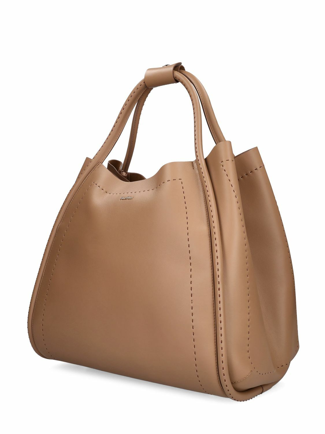 MAX MARA - Lvr Exclusive Marine Leather Tote Bag