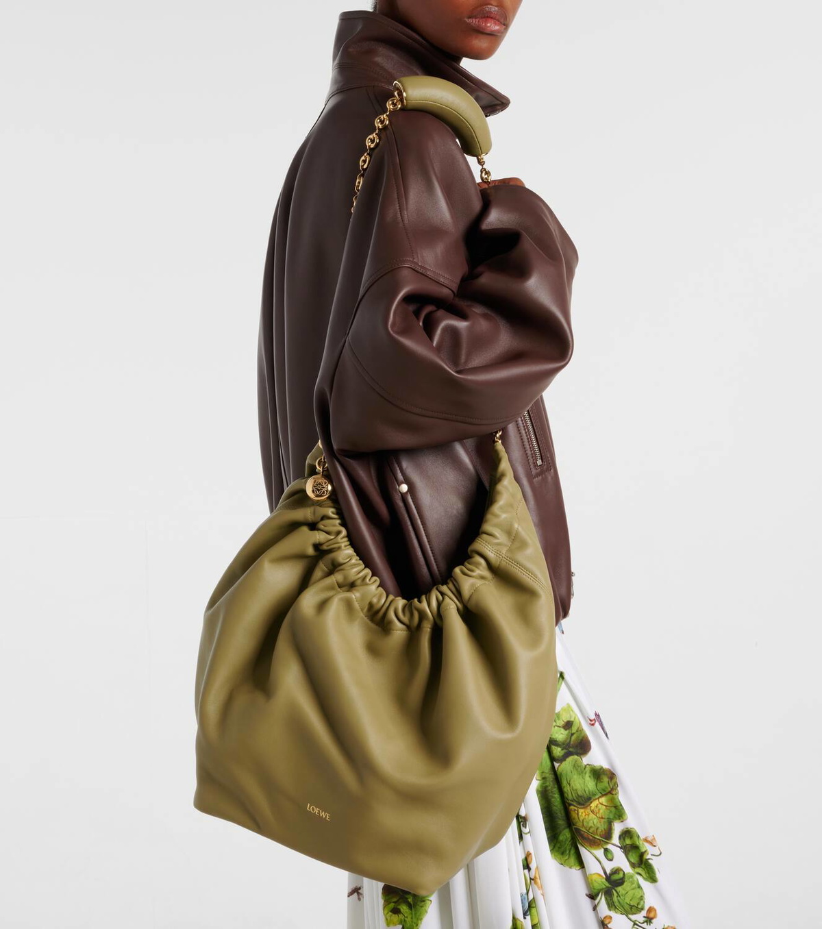 Loewe Squeeze Medium leather shoulder bag Loewe