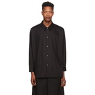 N.Hoolywood Black Rayon Classic Shirt