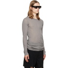 Rick Owens Gray Tower Rib LS T-shirt