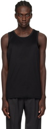 ZEGNA Black Scoop Tank Top