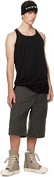 Rick Owens DRKSHDW Gray Tower Work Shorts