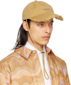 JACQUEMUS Beige Le Raphia 'La Casquette Artichaut' Cap