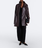 Tove Erna leather coat