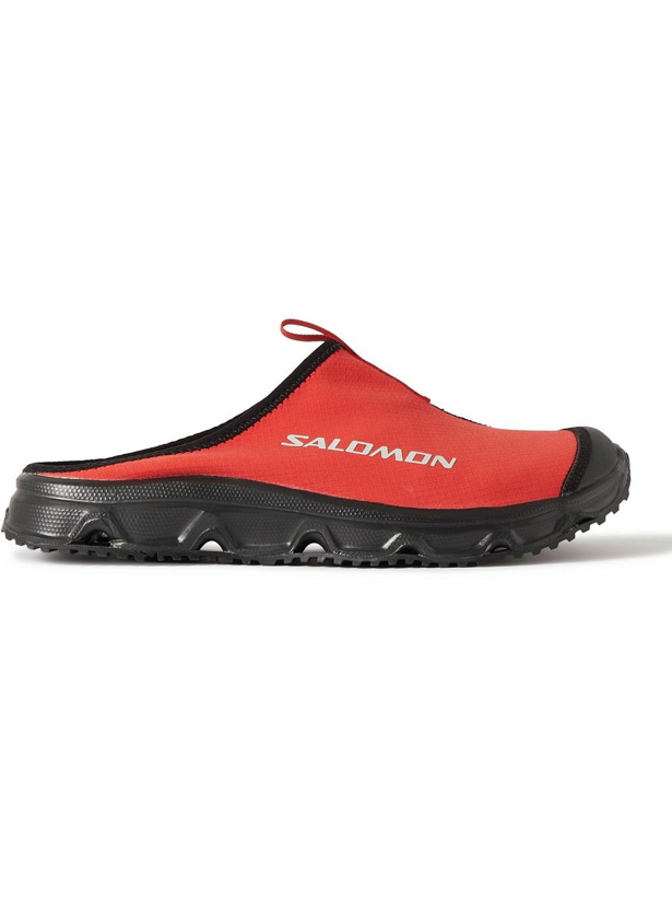 Photo: Salomon - RX Slide 3.0 Ripstop and Mesh Slip-On Sneakers - Red