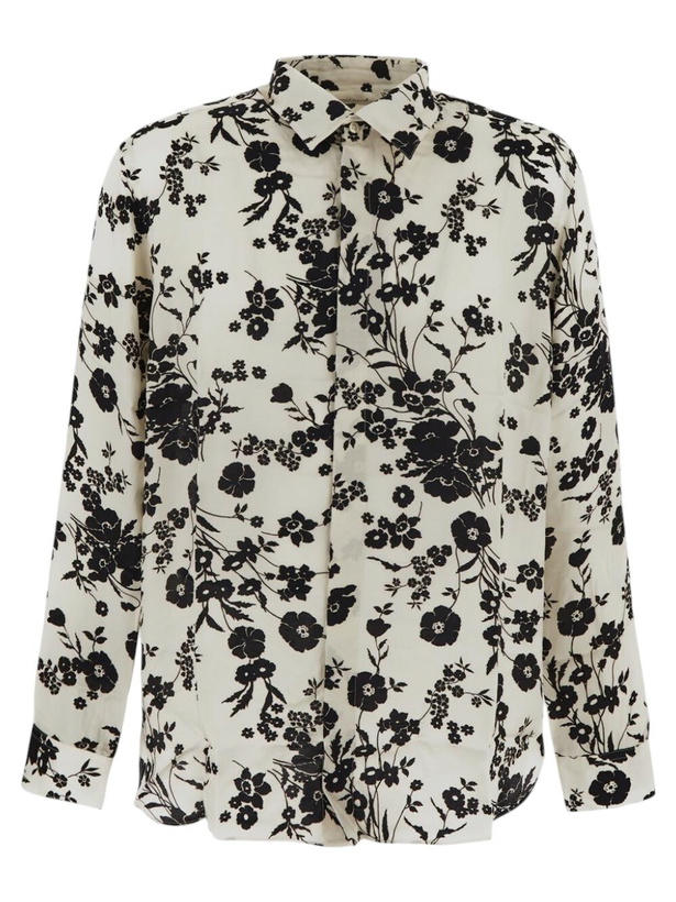 Photo: Laneus Floral Print Long Sleeve Shirt