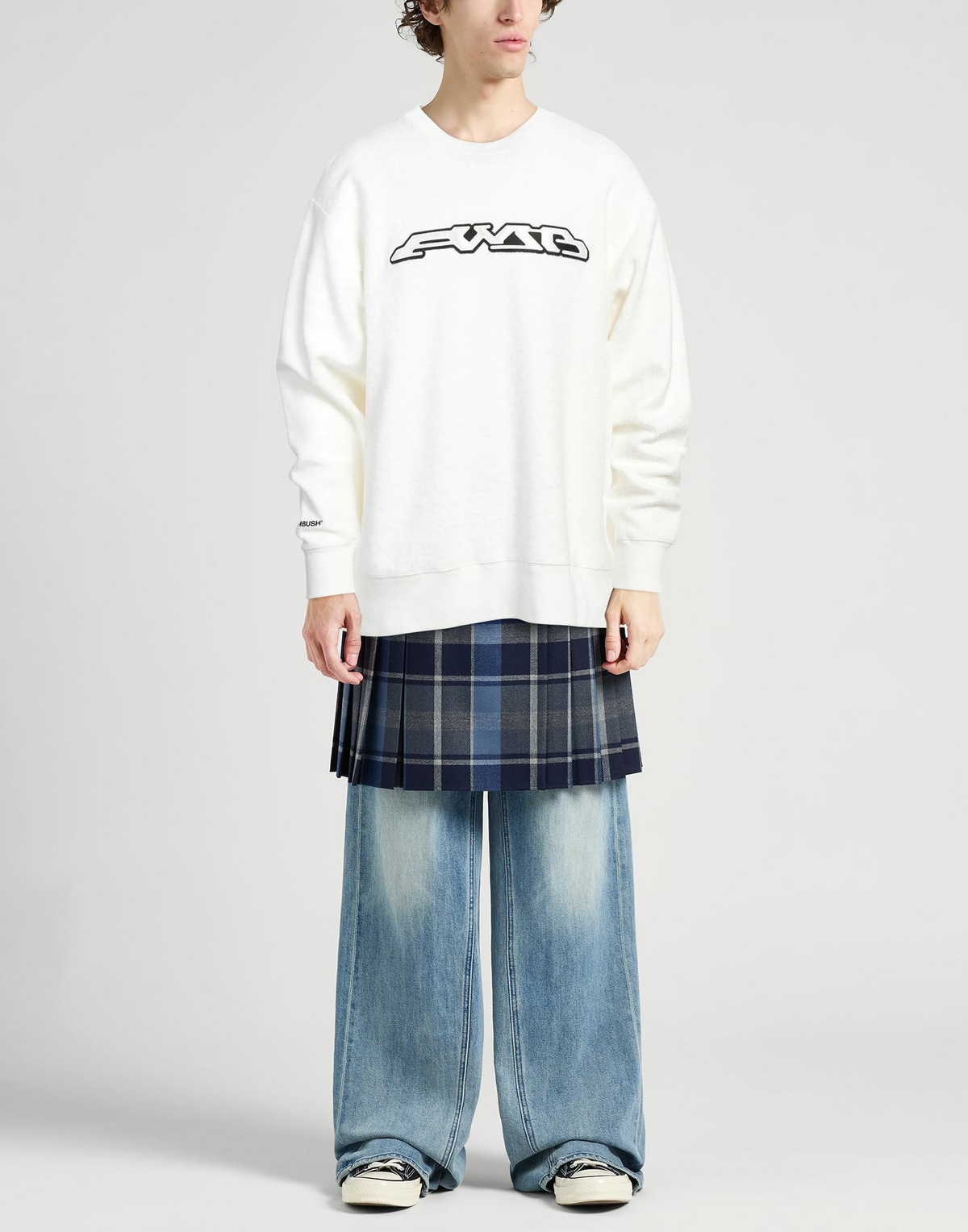 Ambush Mens Sweatshirt in White