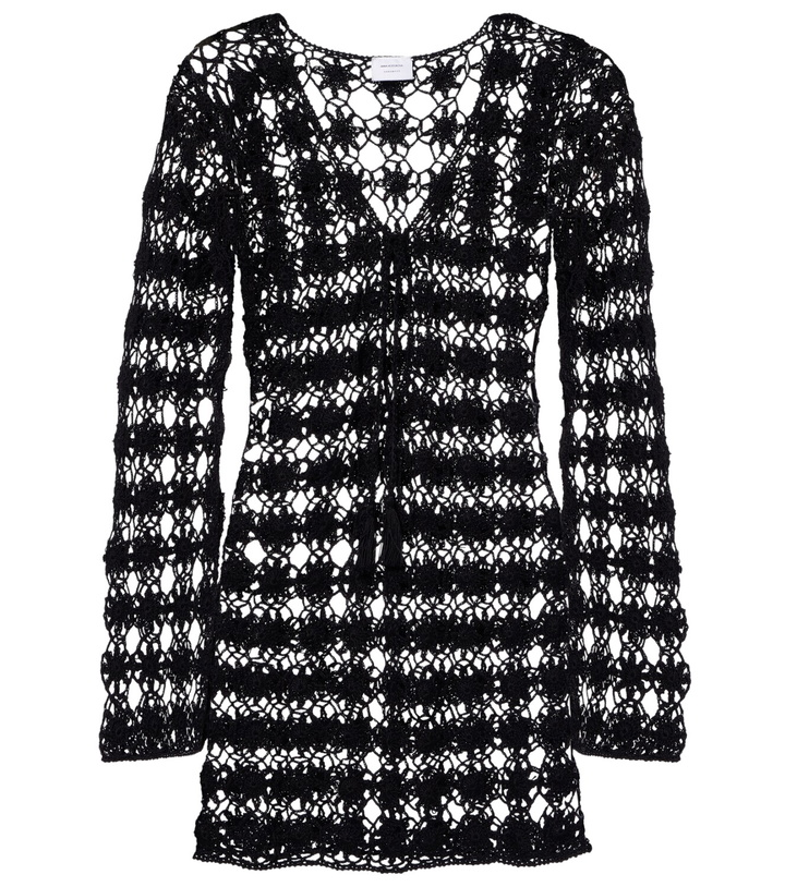 Photo: Anna Kosturova Crochet cotton minidress