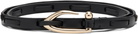 BY FAR Black Chimera Interlaced Belt