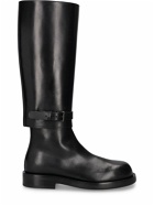 ANN DEMEULEMEESTER 35mm Ted Leather Riding Boots