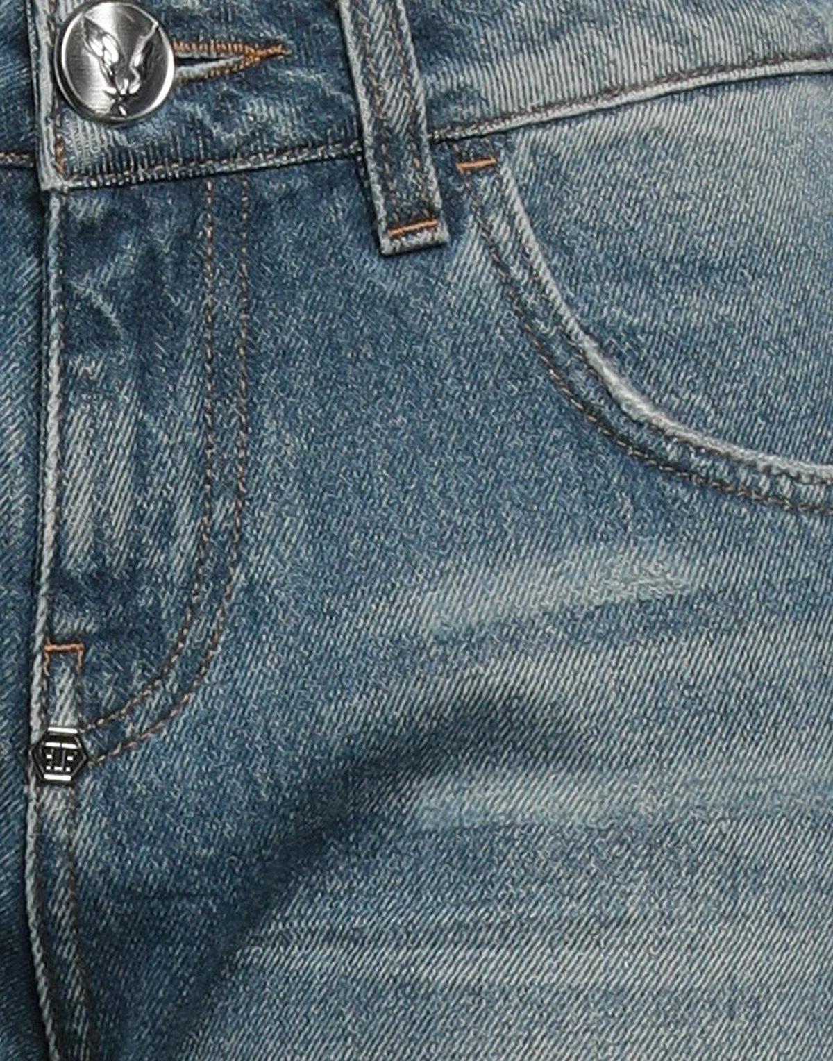 Philipp Plein Womens Jeans in Blue