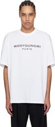 WOOYOUNGMI White Front Logo T-shirt