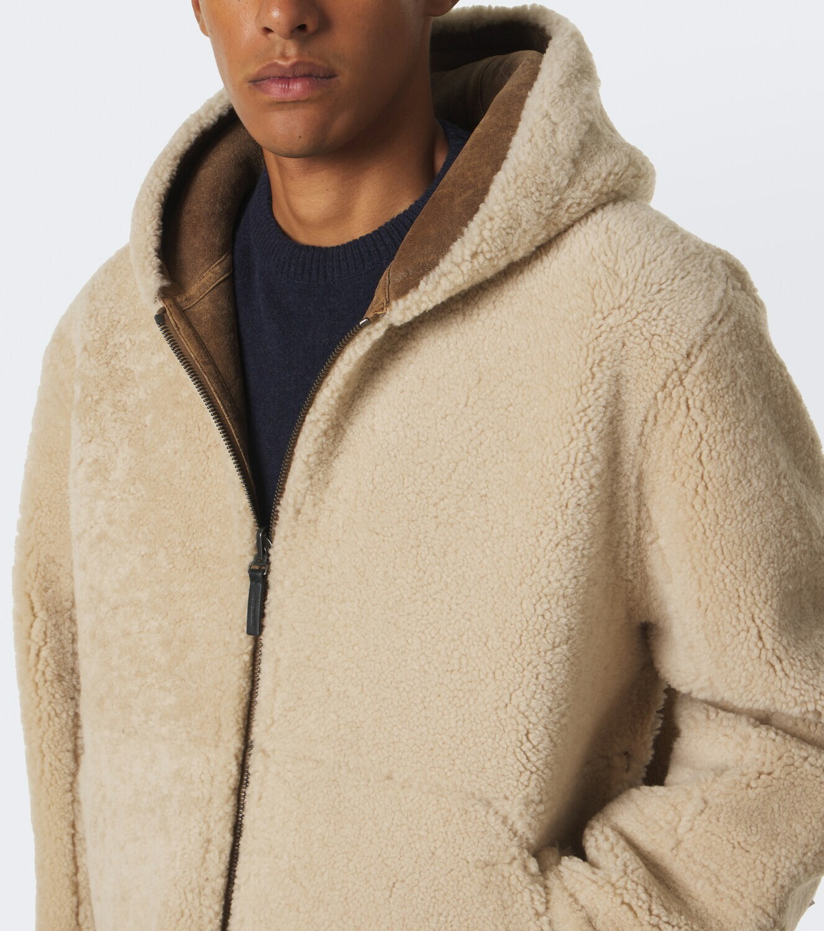 Yves Salomon Reversible shearling and leather jacket