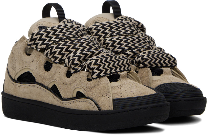 Lanvin Beige Curb Sneakers Lanvin