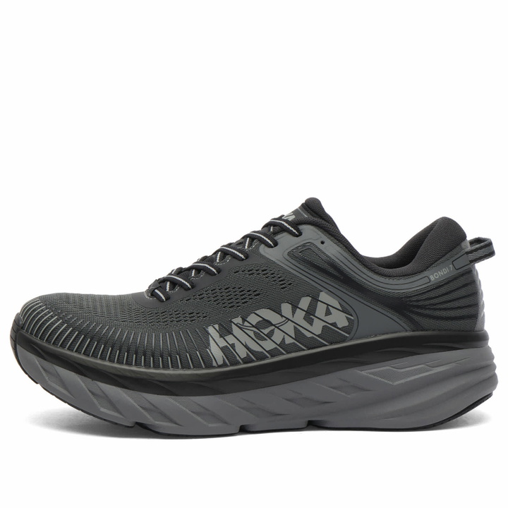 Photo: HOKA ONE ONE Men's Bondi 7 Sneaker in Outer Orbit/Satellite Grey