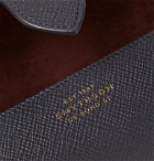 Smythson - Panama Cross-Grain Leather Watch Roll - Blue