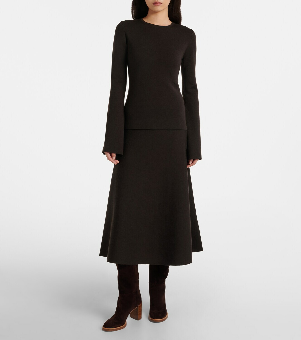 Gabriela Hearst Wool, silk, and cashmere top