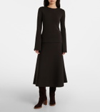 Gabriela Hearst Wool, silk, and cashmere top
