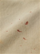 Visvim - Paint-Splattered Garment-Dyed Cotton-Canvas Overalls - Neutrals