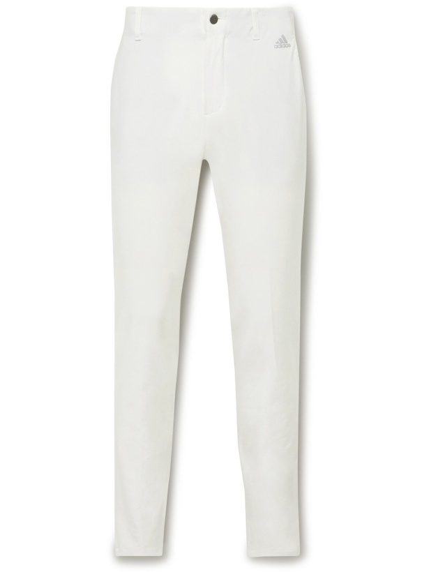 Photo: adidas Golf - Ultimate365 Slim-Fit Tapered Stretch-Jersey Golf Trousers - White