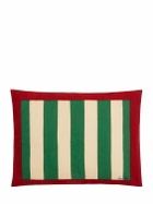 LISA CORTI Nizam Stripes Green Baby Cushion