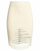 Kimhekim Womens Midi skirt Cream