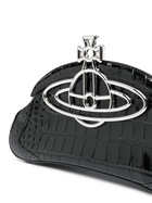 VIVIENNE WESTWOOD - Amber Croc Embossed Leather Clutch Bag