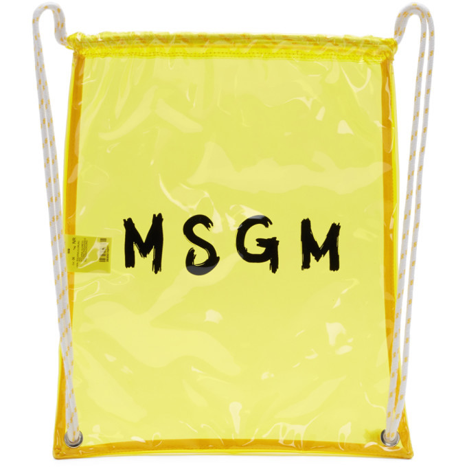 Msgm Monogram Backpack Backpacks 600053060blk