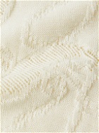 Etro - Cotton-Jacquard Polo Shirt - White