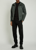 C.P. Company Straight-leg Stretch-cotton Cargo Trousers Black