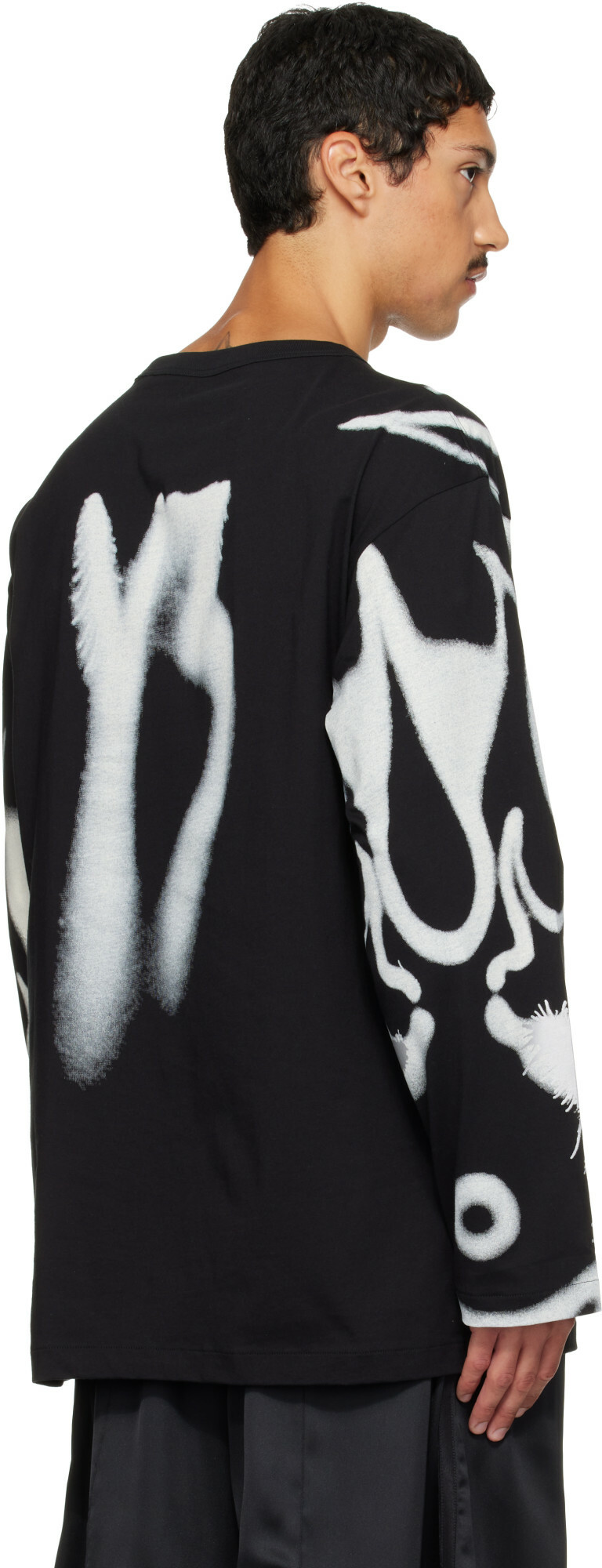 Y-3 Black Chito Edition Graphic Long Sleeve T-shirt