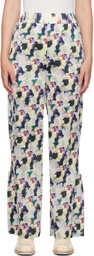 Henrik Vibskov Multicolor Remember Plisse Trousers