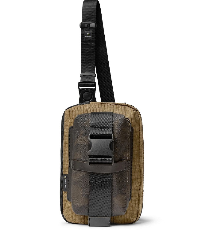 Photo: Master-Piece - Rouge Camouflage-Print Coated-Cotton, CORDURA Ripstop and Nylon Sling Backpack - Black