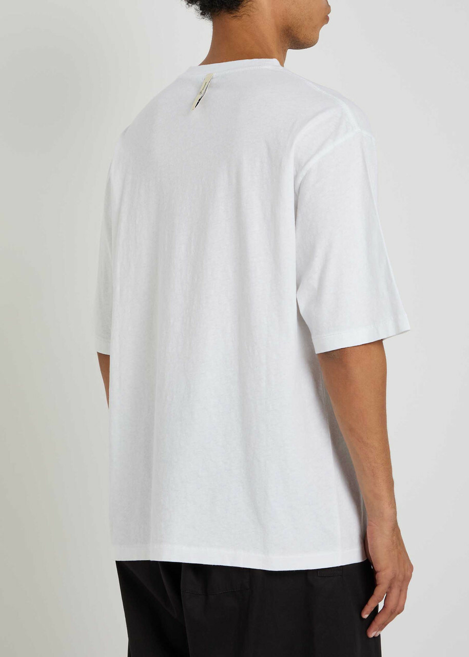 Jacquemus Le T-shirt Logo-print Cotton T-shirt White