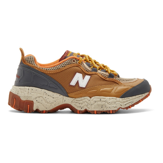 Photo: New Balance Tan ML801NEC Sneakers