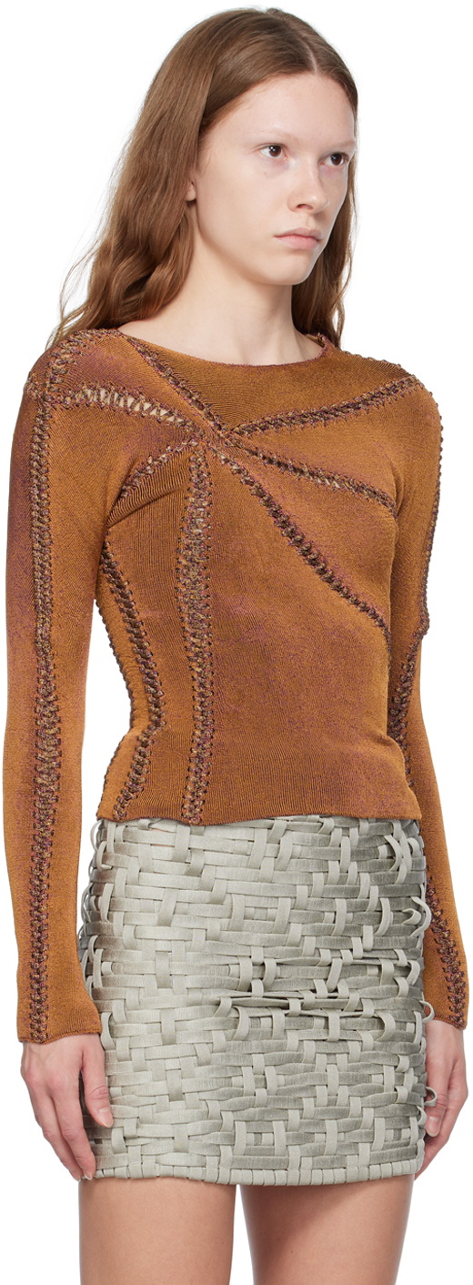 Isa Boulder Orange Starfish Long Sleeve T-Shirt Isa Boulder