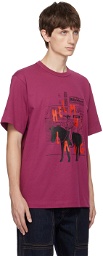 Helmut Lang Red Scribbled T-Shirt