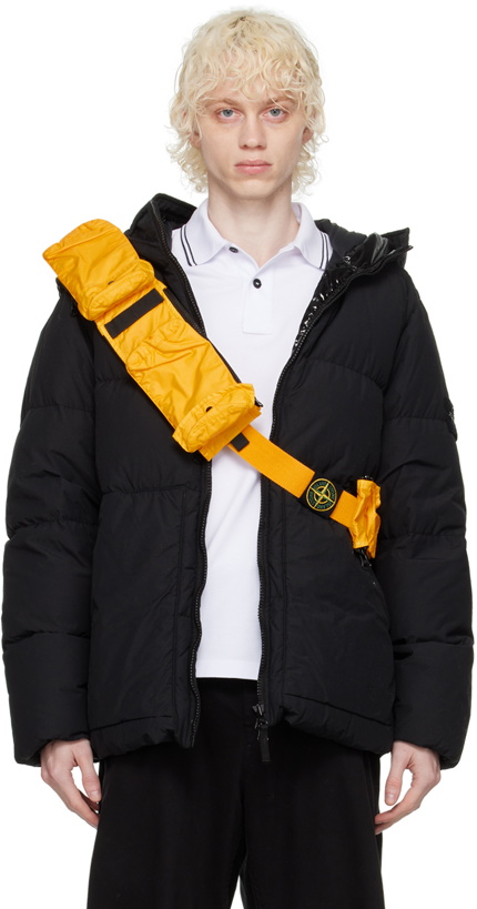 Photo: Stone Island Yellow 90170 Shoulder Pouch