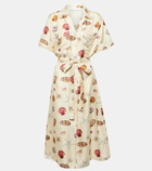 Chloé Printed silk twill shirt dress