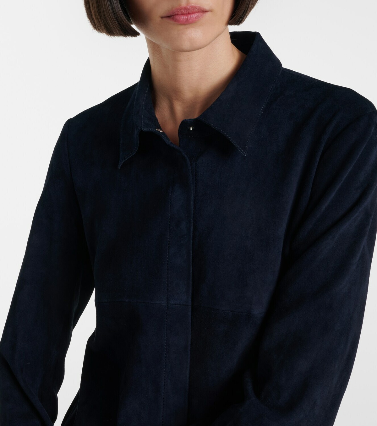 Stouls Geraldine suede shirt dress