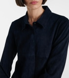 Stouls Geraldine suede shirt dress
