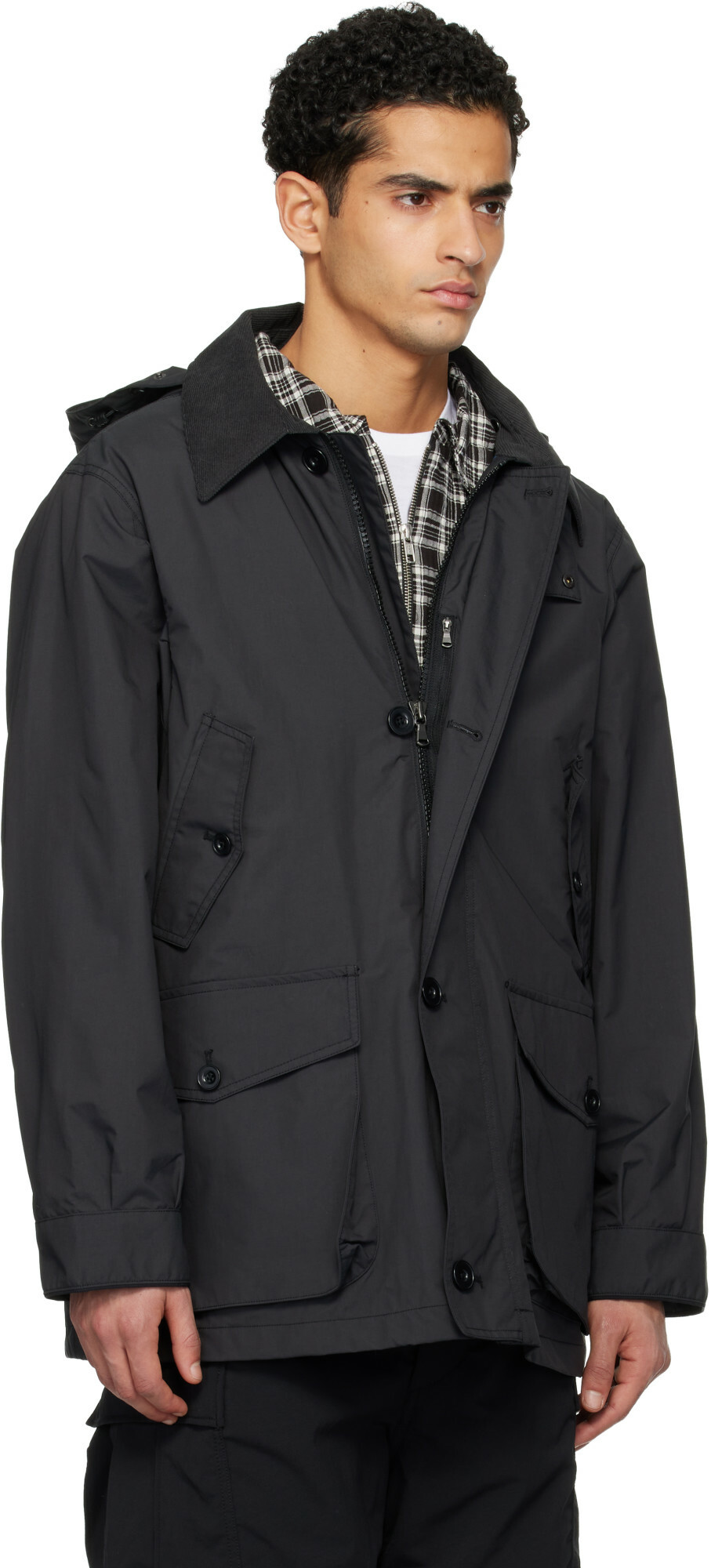 nanamica Black 2L PERTEX UNLIMITED Field Jacket