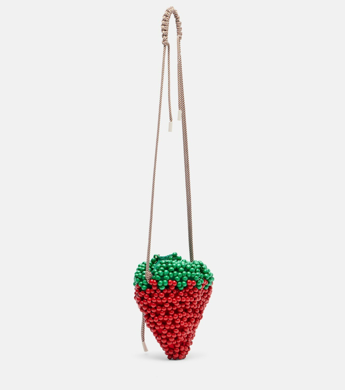 Alémais Strawberry Mini beaded crossbody bag