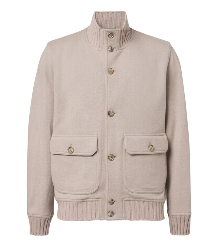 Photo: Fedeli Cashmere bomber jacket