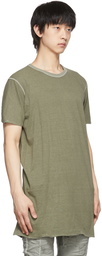 Boris Bidjan Saberi SSENSE Exclusive Khaki Cotton T-Shirt