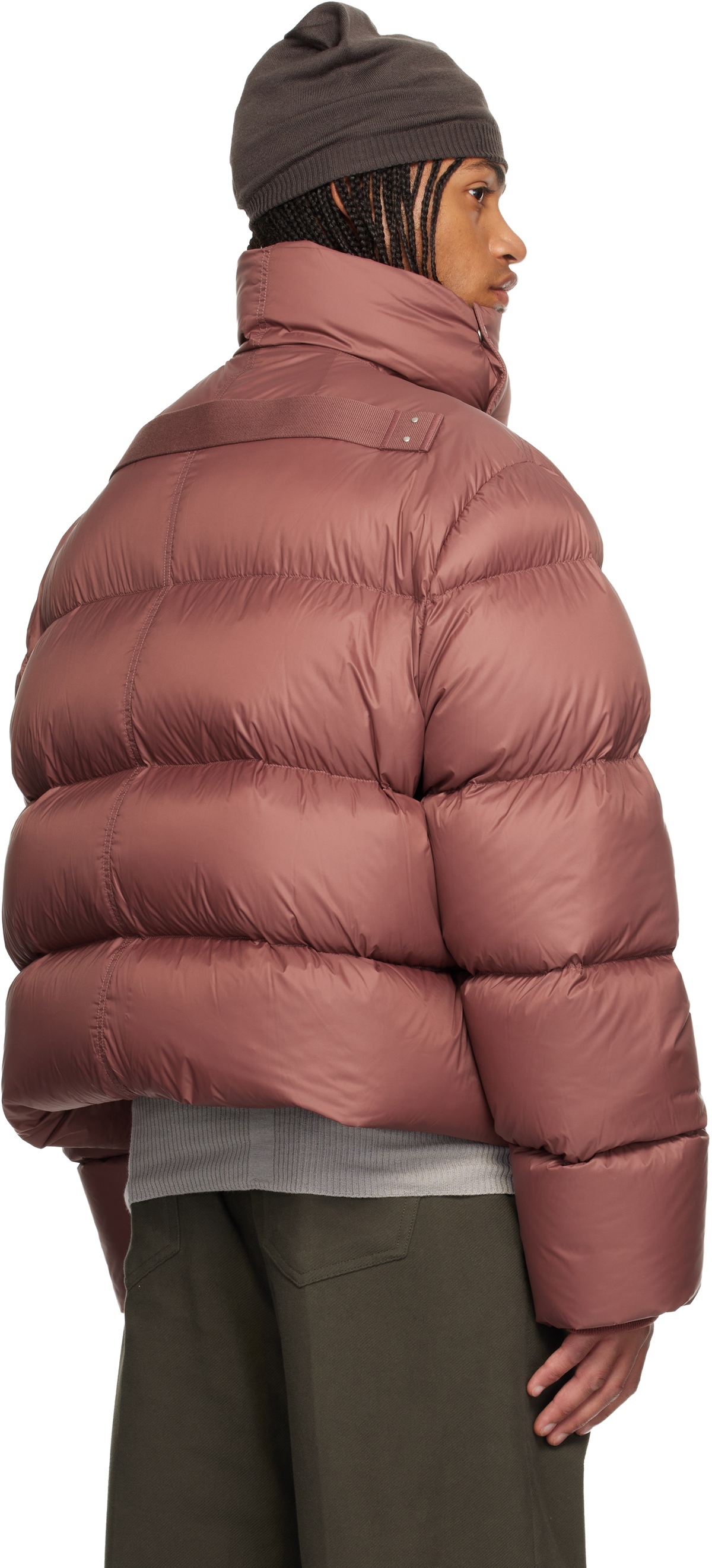 Rick Owens Pink Concordians Turtle Down Jacket