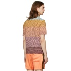 Missoni Multicolor Striped Henley T-Shirt