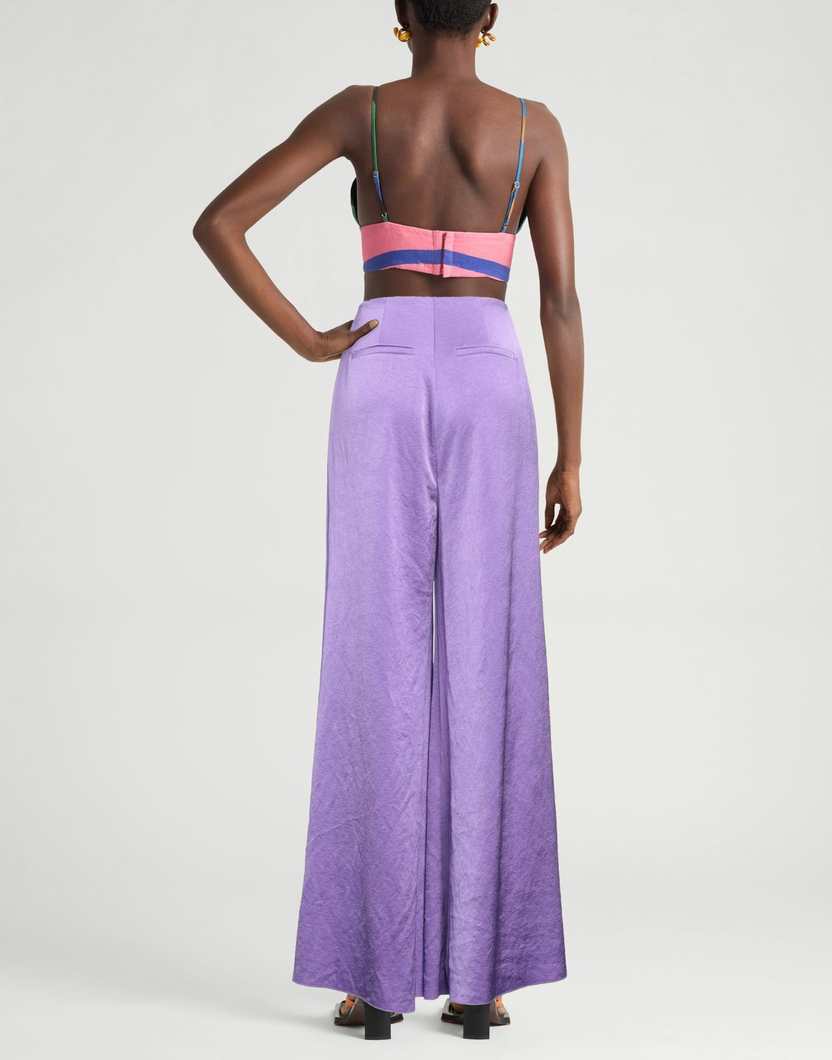 Nanushka Womens Pants in Purple