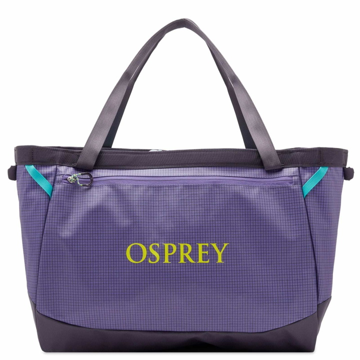 Photo: Osprey Gear Tote - 60L in Euphoria Purple/Purple Ink 
